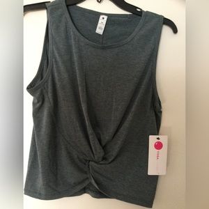 Walk into a workout with confidence in this tank top from Yogalicious.